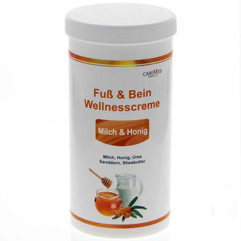 CareMed Fuß & Bein Wellnesscreme Milch & Honig (450ml)
