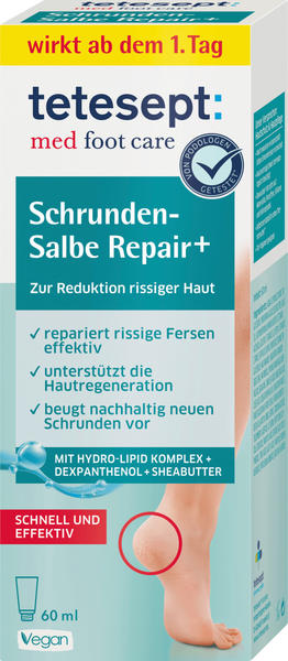 Tetesept Schrundensalbe Repair+ (60ml)
