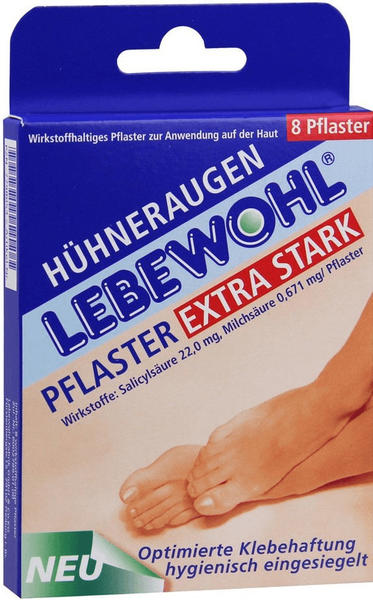 Lebewohl Hühneraugenpflaster Extra Stark (8 St.)