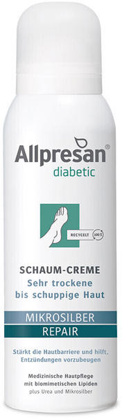 Allpresan Diabetic Mikrosilber+Repair Schaum-Creme (125ml)