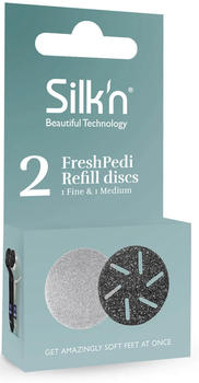 Silk'n Fresh Pedi Ersatzscheiben Fein & Medium