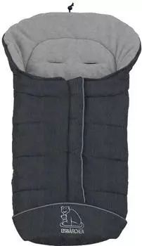 Heitmann Felle Fußsack Eisbärchen grau-meliert
