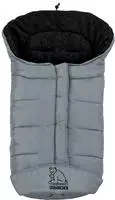 Eisb&auml;rchen Winter-Fu&szlig;sack f&uuml;r Kinderwagen 7965 SG hellgrau-schwarz