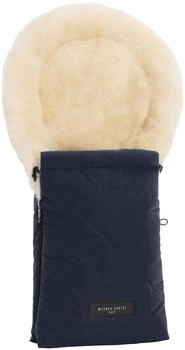 Werner Christ Baby Oslo Lammfellfußsack Babywanne ST navy