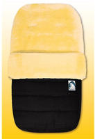 Eisb&auml;rchen 968 SZ Gro&szlig;er Lammfellfu&szlig;sack in schwarz