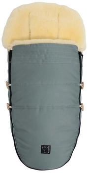 Kaiser Love the Nature Lammfell Fu&szlig;sack slit green