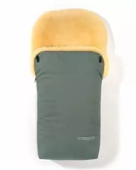 Hofbrucker Putzi Lammfell-Fu&szlig;sack f&uuml;r Kinderwagen & Buggy, wind- & wasserabweisend (Putzi)