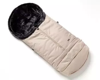 TFK Thermo-Fleece Fu&szlig;sack mit verl&auml;ngerbarem Fu&szlig;teil, sandbraun