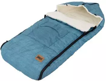 Joyz Babyfu&szlig;sack Jeans Blau, Fleece, universal (Joyz-039)