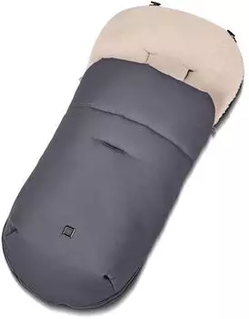 MOON Premium Winter Fußsack graphite, wasserabweisend (Kollektion 2026)