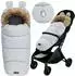 Momi Cozy Universal-Fußsack Kinderwagen Fleece grau (AKCE00034)