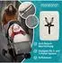 Monzana Kinderwagen-Winterfußsack mit Handwärmer, wasserabweisend, grau (997754)