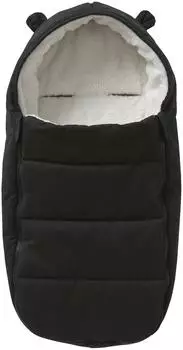 Vertbaudet Fußsack für Kinderwagen & Babyschale, wetterfest, schwarz