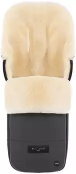Werner Christ Baby FLIMS LUXE Lammfell-Fußsack universell, grau (2362)