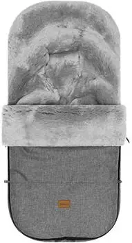 Fillikid Makalu Alpina Winterfu&szlig;sack Lammfell, grau (5795-17)