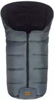 Fillikid Winterfußsack Eco BIG für Kinderwagen & Buggy, dunkelgrau