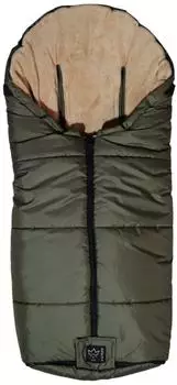 Kaiser Sandy Thermo-Fleece Fußsack für Kinderwagen, khaki/camel