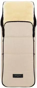 Christ Cortina Kinderwagen-Fu&szlig;sack Lammfell beige (2-in-1)