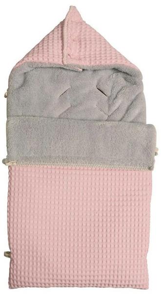 Koeka Waffel/Plüsch Oslo baby-pink/Silver grey