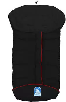 Heitmann Felle Winterfußsack Eisbärchen schwarz/schwarz Heitmann Felle Winterfußsack Eisbärchen schwarz/schwarz