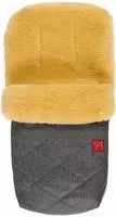 Kaiser 6541170, Kaiser Lammfell-Fu&szlig;sack Natura - Melange Anthrazit