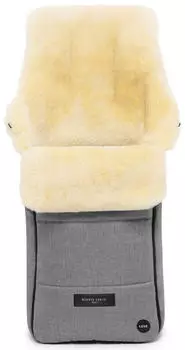Werner Christ Baby AROSA LUXE Lammfellfußsack grigio