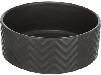 Trixie Keramiknapf schwarz, Ma&szlig;e: &Oslash; 16 cm