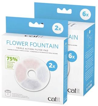 Catit Triple Action Ersatzfilter Trinkbrunnen 6er Set (43739)