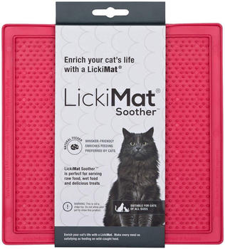 LickiMat Soother Cat pink