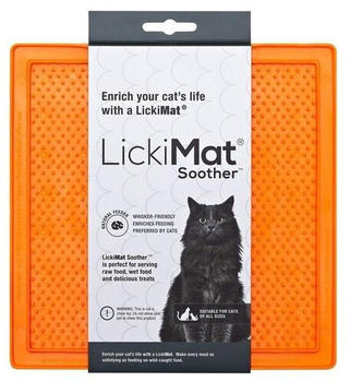 LickiMat Soother Cat orange