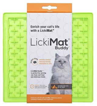 LickiMat Buddy Cat green