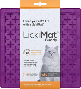 LickiMat Buddy Cat purple
