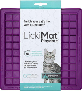 LickiMat Playdate Cat purple
