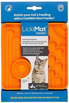 LickiMat Catster orange