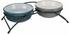 Trixie Napf-Set Eat on Feet petrol/hellpetrol/grau/hellgrau (24537)