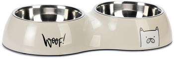 Karlie Hundenapf Elize Dinner Set hellgrau 2x350mL (522649)