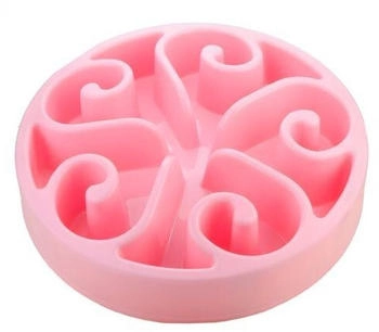 Holland Animal Care Eat Slow Live Longer Anti-Schlingnapf Flower rosa