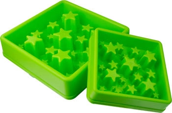 Holland Animal Care Eat Slow Live Longer Anti-Schlingnapf Star grün Maße: 20 x 20 cm