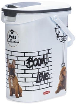 Curver Hundefutter Container weiß 10 l / 4 kg