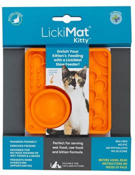 LickiMat Kitty orange
