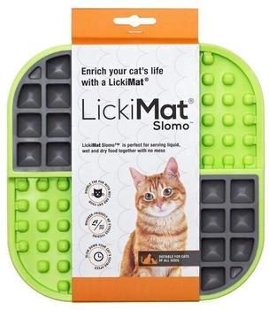 LickiMat Slomo Cat green