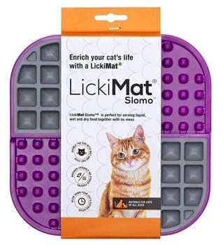 LickiMat Slomo Cat purple