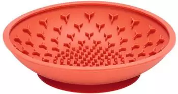Beeztees Leckmatte Schale Silikon rot
