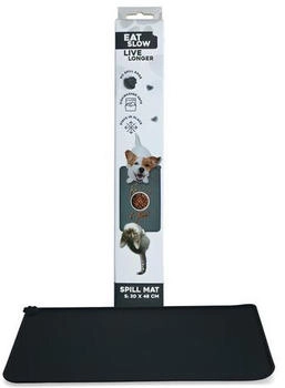 Holland Animal Care Eat Slow Live Longer Anti-Spill-Matte anthrazit Größe: S