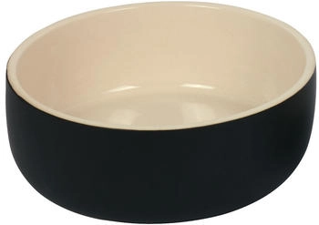 Nobby Keramik Napf Kaunis schwarz/creme Ø 24,0 x 8,0 cm 2,40L