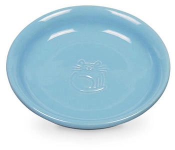 Nobby Katzen Keramik Milchschale hellblau Ø14 x 2 cm 0,1 ltr.