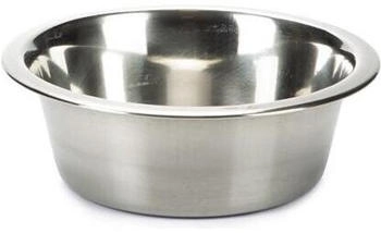Beeztees Edelstahlnapf 'Economic' 16 cm 0,9 l für Hundefutter Wasser oder Leckerlies