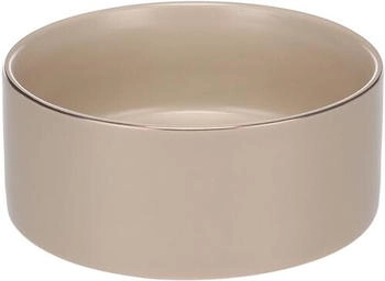 Flamingo Hundenapf - Hundenapf Keramik - Beige - 800ml - Hundenapf kleine Hunde - Hochwertig & spülmaschinengeeignet