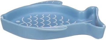 Flamingo Futter- UND TRINKNAPF FISHIE BLAU 17x14x2,5CM 200ML