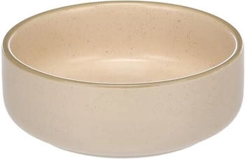 Flamingo Futter- und Trinknapf Lado rund beige für